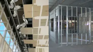 instalación de perfiles de tablaroca